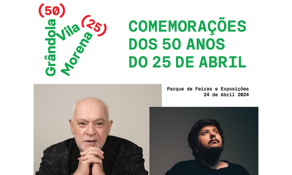 Read more about the article RDS Sugere: Concertos de Paulo de Carvalho e Agir em Grândola na comemoração dos 50 anos do 25 de Abril