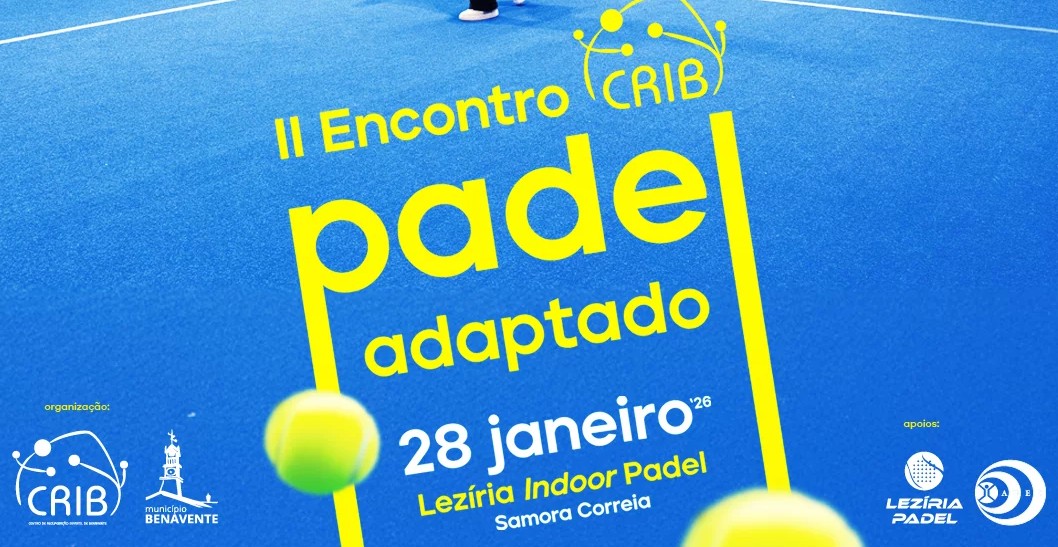 II Encontro de Padel Adaptado quer promover a “cooperação e inclusão” no Distrito de Santarém