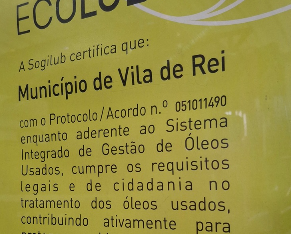 Vila de Rei renova certificação Ecolub em 2026