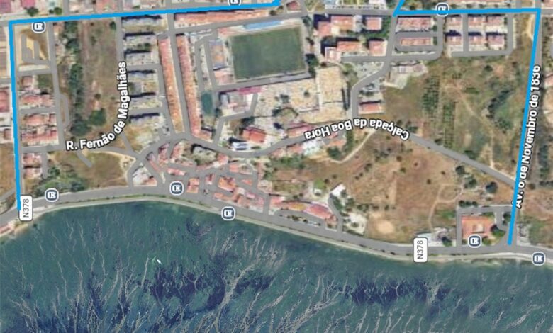 Seixal avança com obras e corta trânsito na Avenida da República
