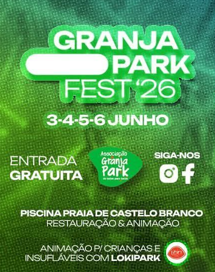Castelo Branco prepara-se para quatro dias de festa com o Granja Park Fest 2026