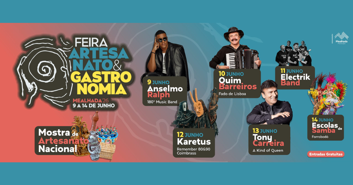 Mealhada em festa, com Feira de Artesanato e Gastronomia 2026