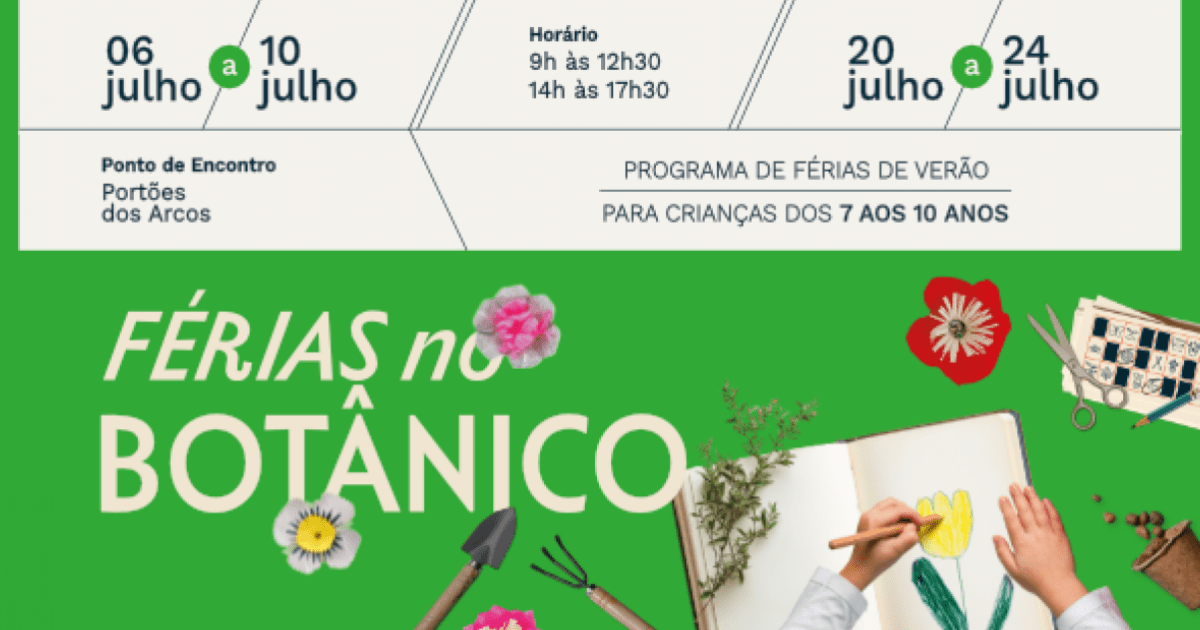 Jardim Botânico da Universidade de Coimbra promove programa de férias de verão para crianças