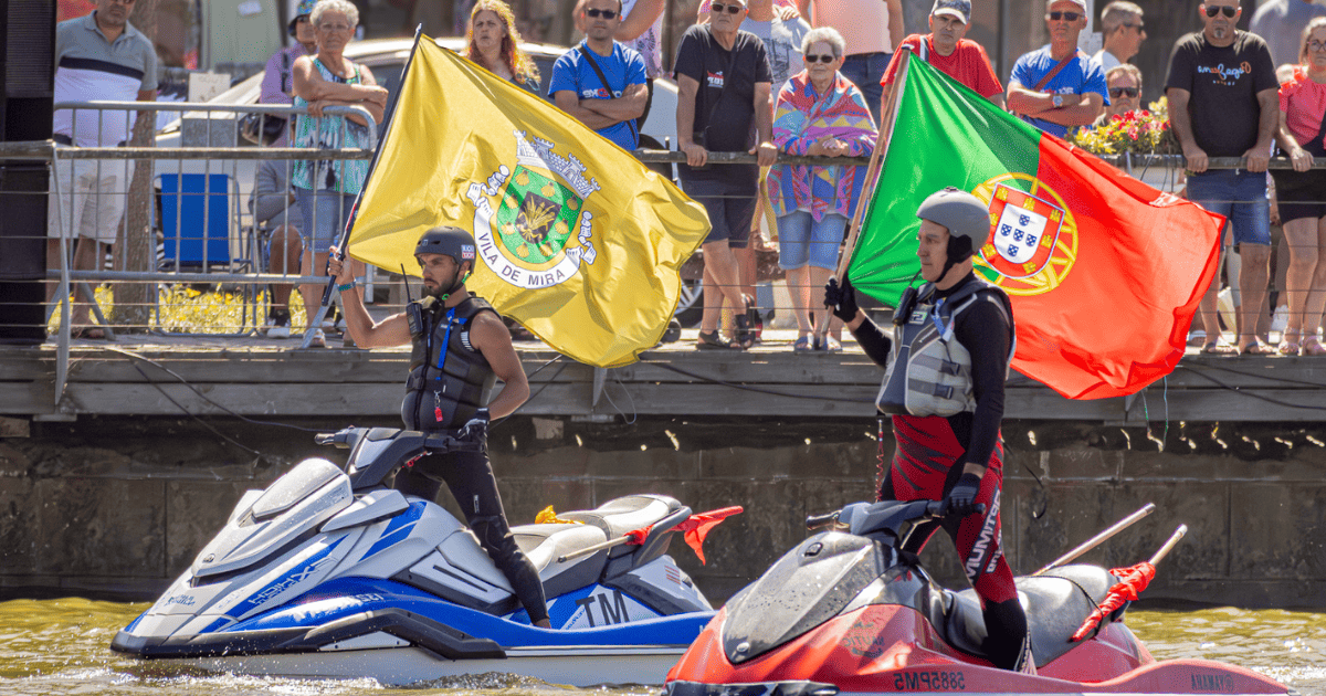 Elite europeia da Aquabike compete na Praia de Mira