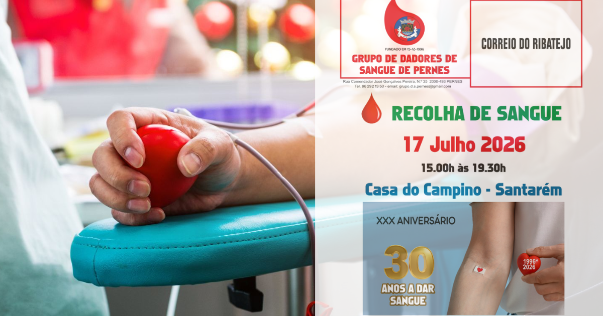 Casa do Campino recebe ação de recolha de sangue esta sexta-feira