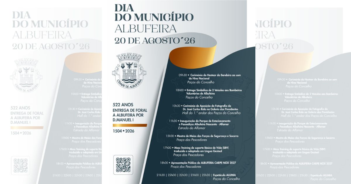 Albufeira em festa, celebra 522 anos, de mãos dadas com o socorro da região