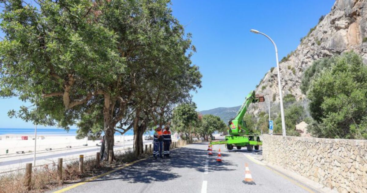 Rochas limpas na Figueirinha, permitem mais estacionamento