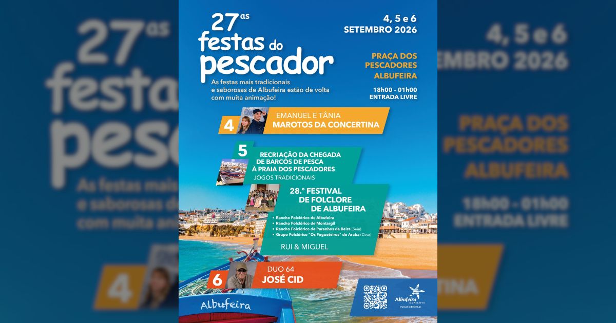 Festas do Pescador começam hoje em Albufeira com três dias de tradição, gastronomia e música