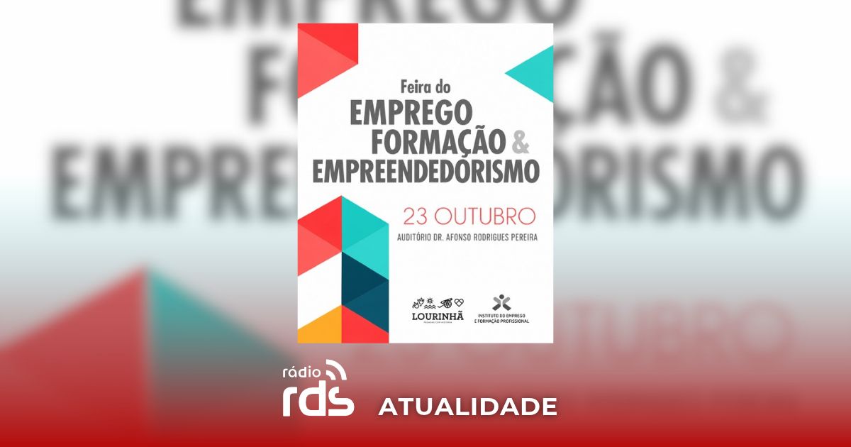 Cartaz da Feira do Emprego da Lourinhã