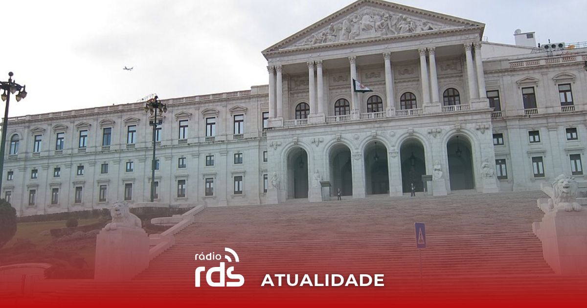 Fachada da Assembleia da República, em Lisboa