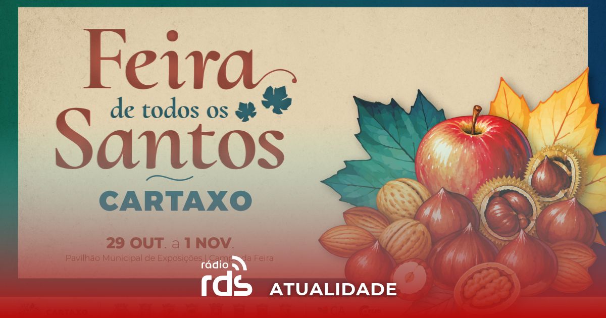 Cartaz da arquivo da Feira de Todos os Santos, no Cartaxo