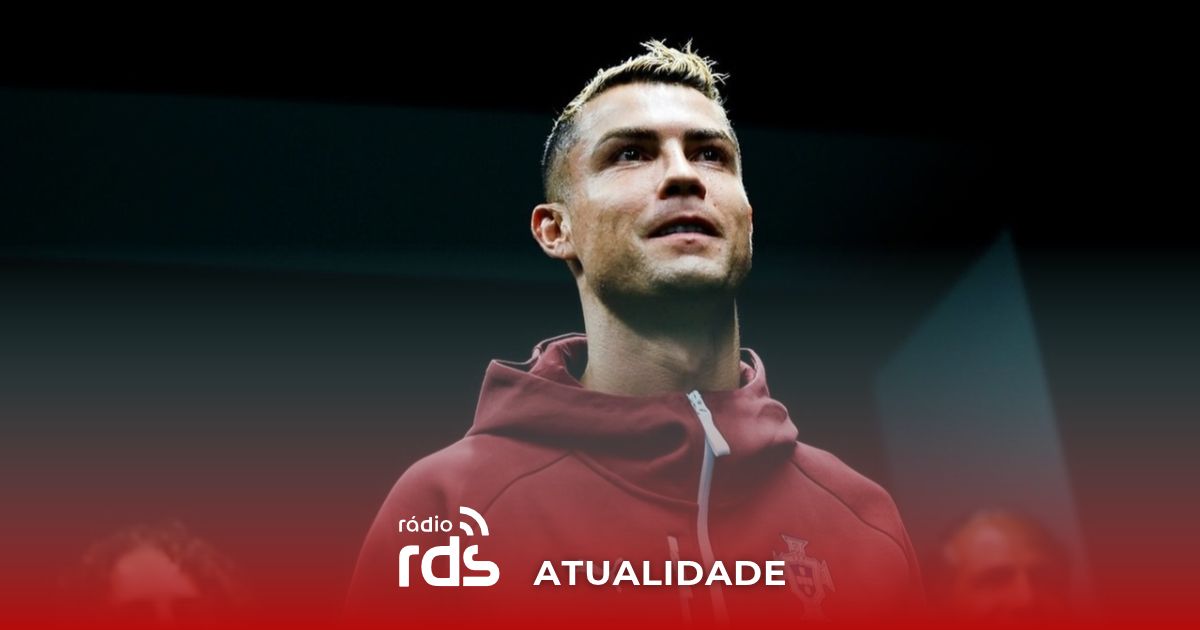 Cristiano Ronaldo, capitão da Seleção Nacional, durante um jogo da Liga das Nações.