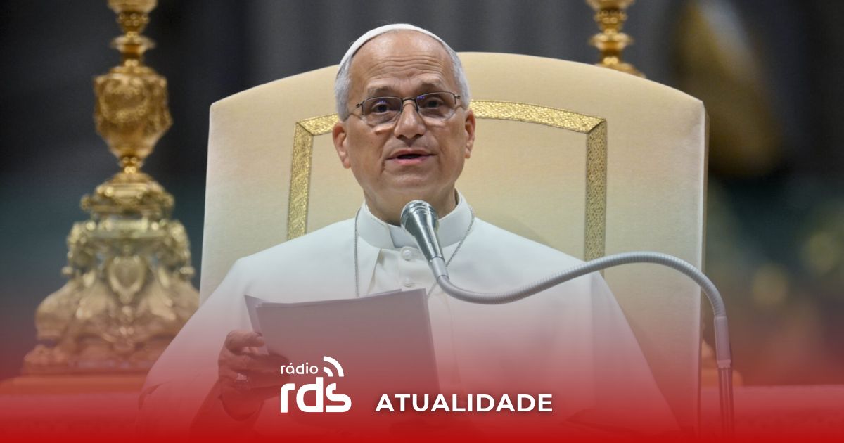 Papa Leão XIV durante uma audiência no Vaticano